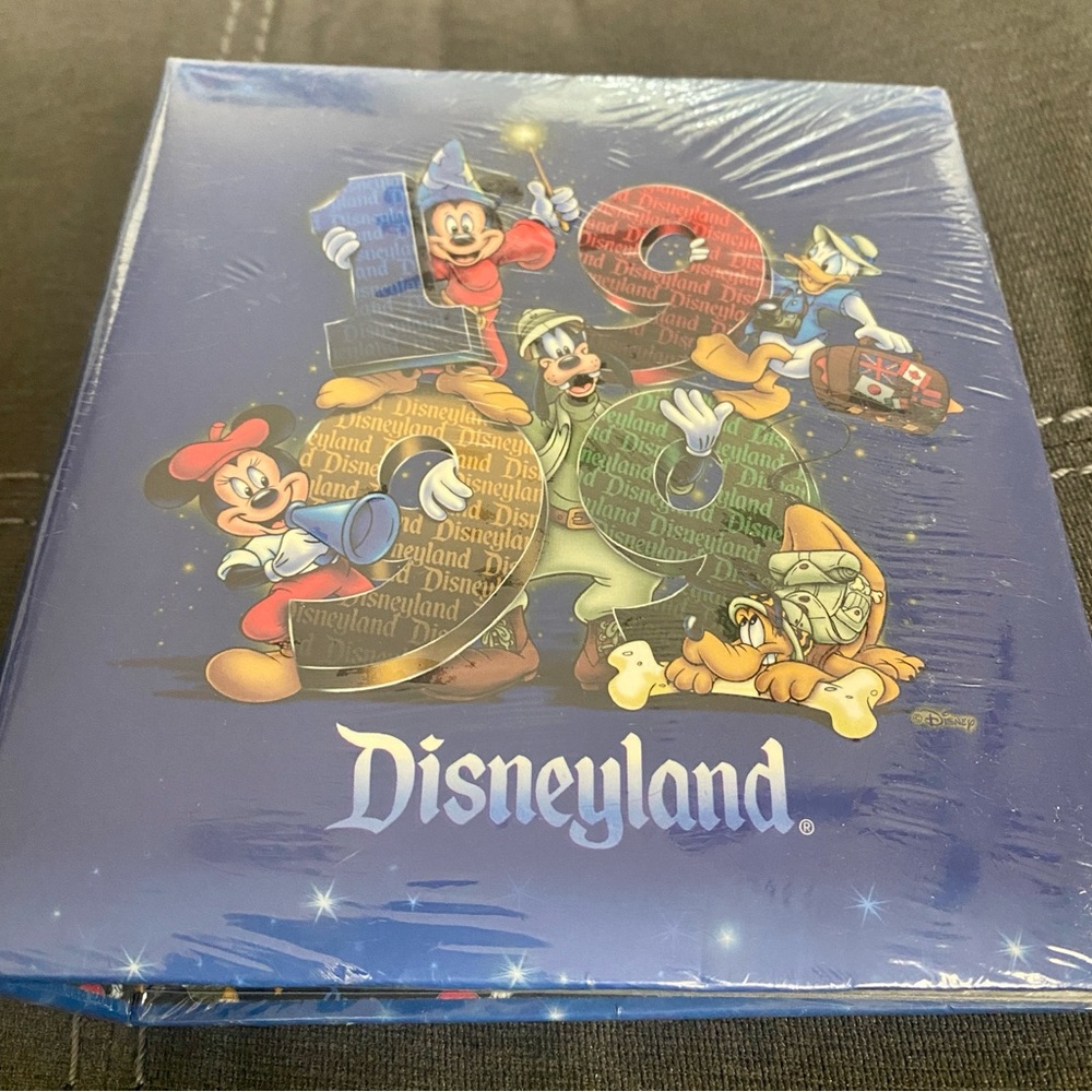 Disney Blue Photo Album with Mickey Design - 1999 - still in plastic - 50 pages